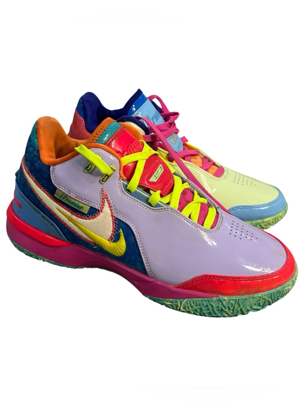 Nike Zoom LeBron NXXT Gen AMPD “I Promise “ sneakers size 9 multi colors